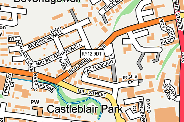 KY12 9DT map - OS OpenMap – Local (Ordnance Survey) KY12 9DT map - OS OpenMap – Local (Ordnance Survey)