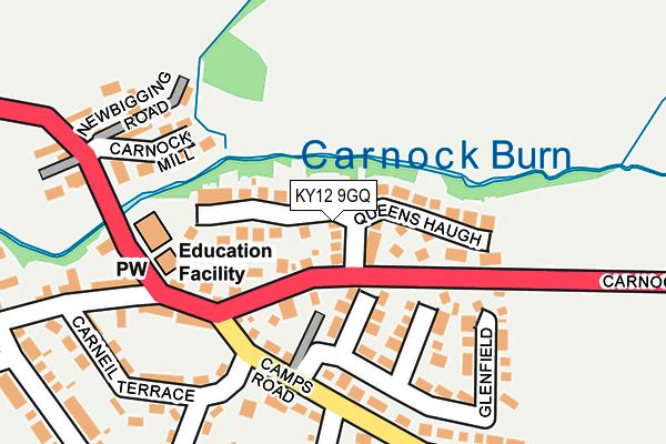 KY12 9GQ map - OS OpenMap – Local (Ordnance Survey) KY12 9GQ map - OS OpenMap – Local (Ordnance Survey)