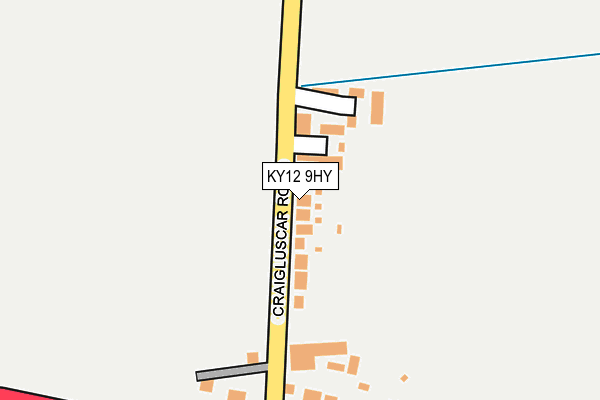 KY12 9HY map - OS OpenMap – Local (Ordnance Survey) KY12 9HY map - OS OpenMap – Local (Ordnance Survey)