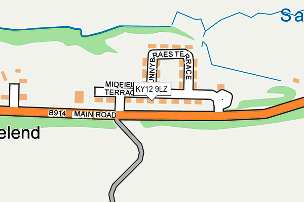 KY12 9LZ map - OS OpenMap – Local (Ordnance Survey)