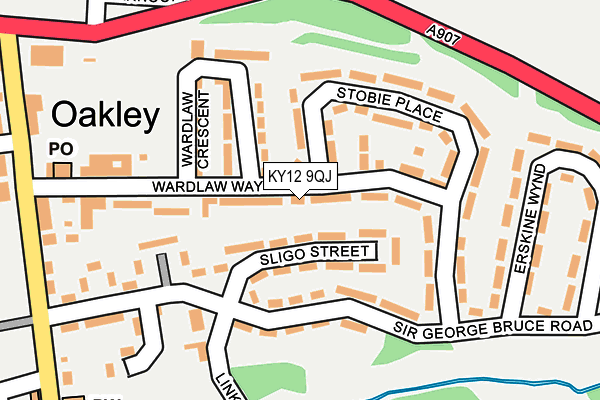 KY12 9QJ map - OS OpenMap – Local (Ordnance Survey) KY12 9QJ map - OS OpenMap – Local (Ordnance Survey)