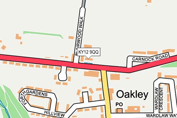 KY12 9QQ map - OS OpenMap – Local (Ordnance Survey) KY12 9QQ map - OS OpenMap – Local (Ordnance Survey)