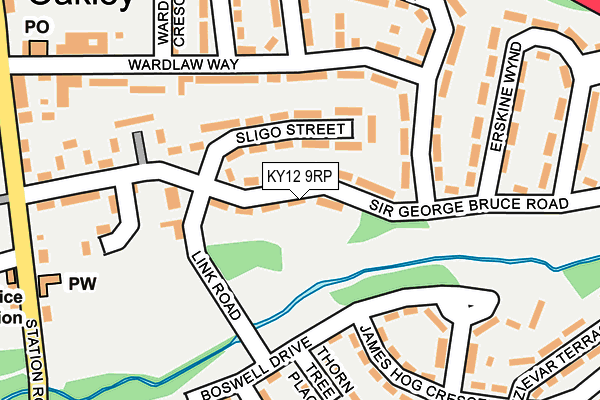 KY12 9RP map - OS OpenMap – Local (Ordnance Survey) KY12 9RP map - OS OpenMap – Local (Ordnance Survey)