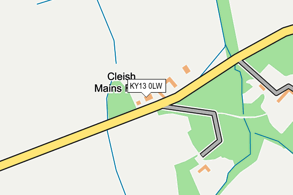KY13 0LW map - OS OpenMap – Local (Ordnance Survey) KY13 0LW map - OS OpenMap – Local (Ordnance Survey)