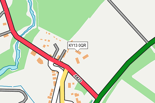 KY13 0QR map - OS OpenMap – Local (Ordnance Survey) KY13 0QR map - OS OpenMap – Local (Ordnance Survey)