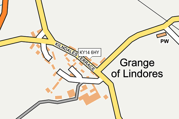 KY14 6HY map - OS OpenMap – Local (Ordnance Survey) KY14 6HY map - OS OpenMap – Local (Ordnance Survey)