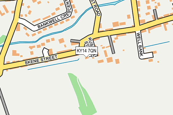 KY14 7QN map - OS OpenMap – Local (Ordnance Survey)