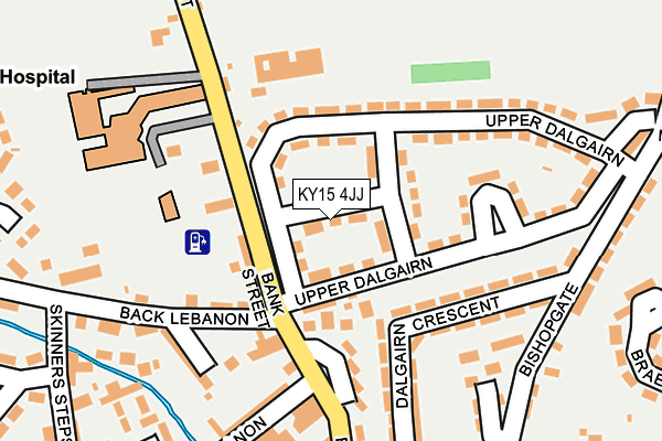 KY15 4JJ map - OS OpenMap – Local (Ordnance Survey) KY15 4JJ map - OS OpenMap – Local (Ordnance Survey)