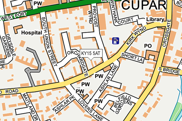 KY15 5AT map - OS OpenMap – Local (Ordnance Survey) KY15 5AT map - OS OpenMap – Local (Ordnance Survey)