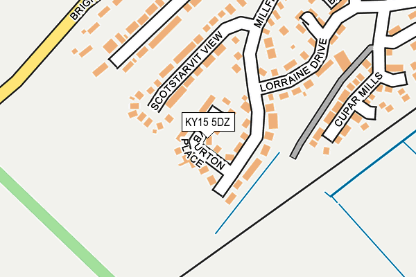 KY15 5DZ map - OS OpenMap – Local (Ordnance Survey) KY15 5DZ map - OS OpenMap – Local (Ordnance Survey)