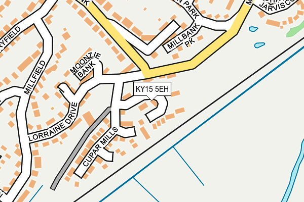 KY15 5EH map - OS OpenMap – Local (Ordnance Survey) KY15 5EH map - OS OpenMap – Local (Ordnance Survey)