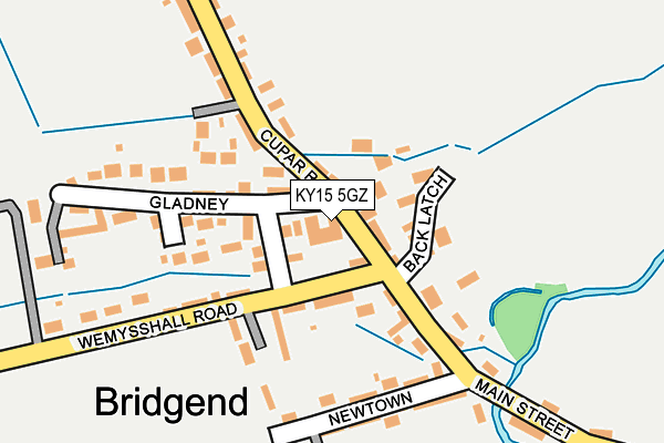 KY15 5GZ map - OS OpenMap – Local (Ordnance Survey)
