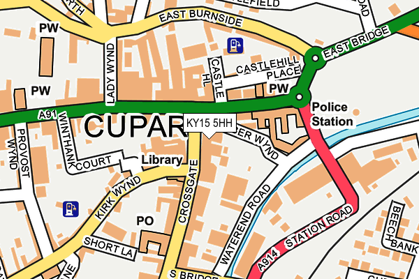KY15 5HH map - OS OpenMap – Local (Ordnance Survey) KY15 5HH map - OS OpenMap – Local (Ordnance Survey)