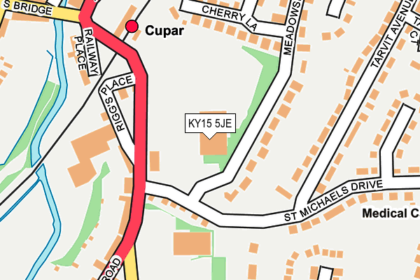 KY15 5JE map - OS OpenMap – Local (Ordnance Survey) KY15 5JE map - OS OpenMap – Local (Ordnance Survey)