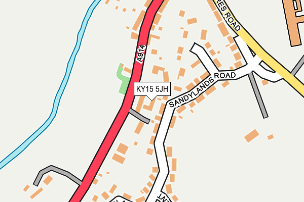 KY15 5JH map - OS OpenMap – Local (Ordnance Survey) KY15 5JH map - OS OpenMap – Local (Ordnance Survey)