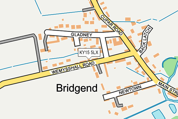 KY15 5LX map - OS OpenMap – Local (Ordnance Survey)