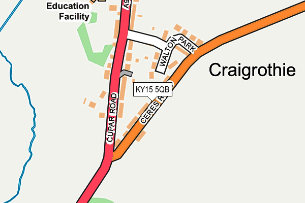 KY15 5QB map - OS OpenMap – Local (Ordnance Survey)