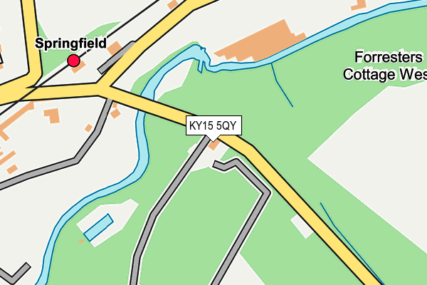 KY15 5QY map - OS OpenMap – Local (Ordnance Survey)