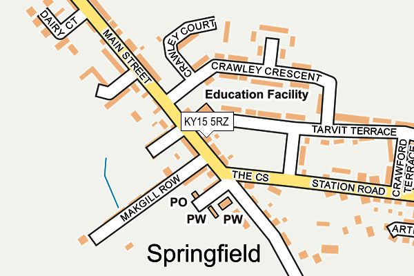 KY15 5RZ map - OS OpenMap – Local (Ordnance Survey) KY15 5RZ map - OS OpenMap – Local (Ordnance Survey)