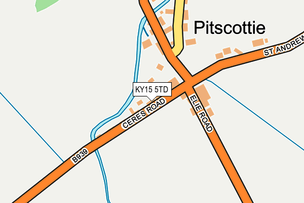 KY15 5TD map - OS OpenMap – Local (Ordnance Survey) KY15 5TD map - OS OpenMap – Local (Ordnance Survey)