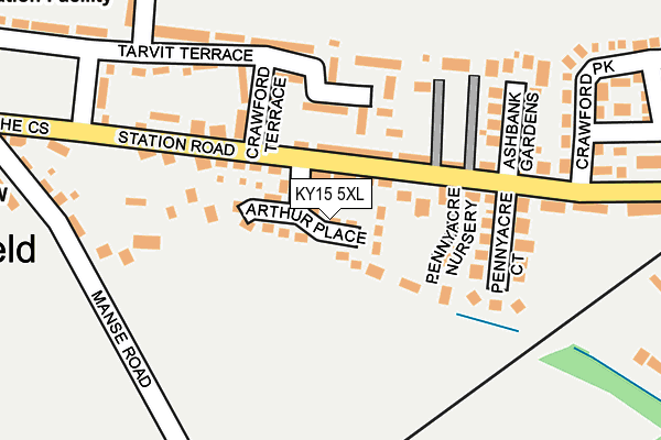 KY15 5XL map - OS OpenMap – Local (Ordnance Survey)