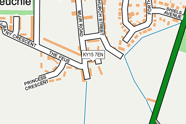 KY15 7EN map - OS OpenMap – Local (Ordnance Survey) KY15 7EN map - OS OpenMap – Local (Ordnance Survey)