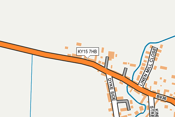 KY15 7HB map - OS OpenMap – Local (Ordnance Survey) KY15 7HB map - OS OpenMap – Local (Ordnance Survey)