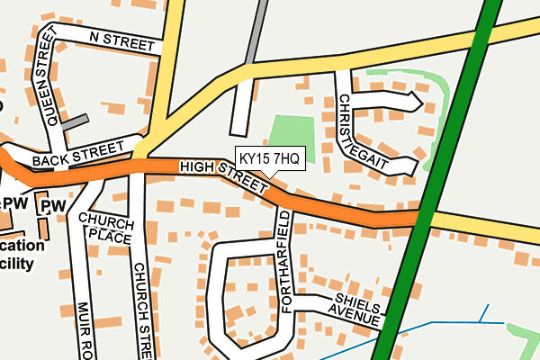 KY15 7HQ map - OS OpenMap – Local (Ordnance Survey) KY15 7HQ map - OS OpenMap – Local (Ordnance Survey)
