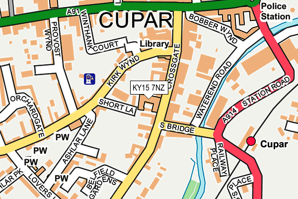 KY15 7NZ map - OS OpenMap – Local (Ordnance Survey) KY15 7NZ map - OS OpenMap – Local (Ordnance Survey)