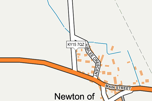 KY15 7QZ map - OS OpenMap – Local (Ordnance Survey)