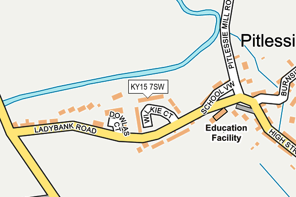 KY15 7SW map - OS OpenMap – Local (Ordnance Survey) KY15 7SW map - OS OpenMap – Local (Ordnance Survey)