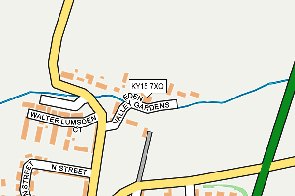 KY15 7XQ map - OS OpenMap – Local (Ordnance Survey) KY15 7XQ map - OS OpenMap – Local (Ordnance Survey)