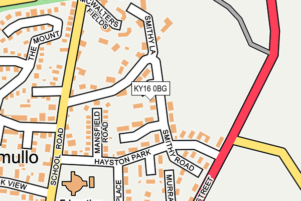 KY16 0BG map - OS OpenMap – Local (Ordnance Survey) KY16 0BG map - OS OpenMap – Local (Ordnance Survey)