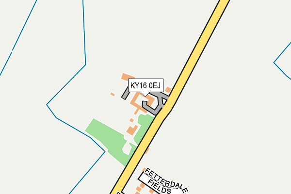 KY16 0EJ map - OS OpenMap – Local (Ordnance Survey)