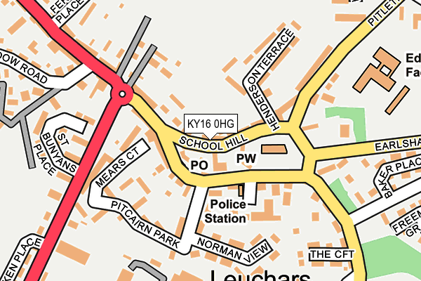 KY16 0HG map - OS OpenMap – Local (Ordnance Survey) KY16 0HG map - OS OpenMap – Local (Ordnance Survey)
