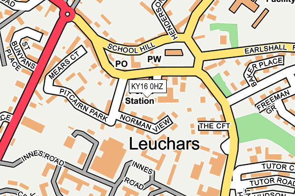 KY16 0HZ map - OS OpenMap – Local (Ordnance Survey) KY16 0HZ map - OS OpenMap – Local (Ordnance Survey)