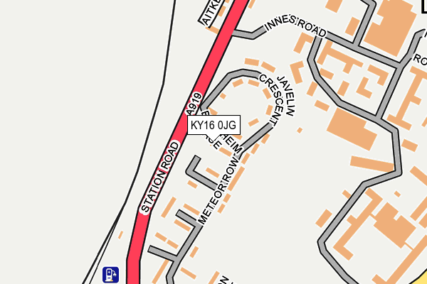KY16 0JG map - OS OpenMap – Local (Ordnance Survey) KY16 0JG map - OS OpenMap – Local (Ordnance Survey)