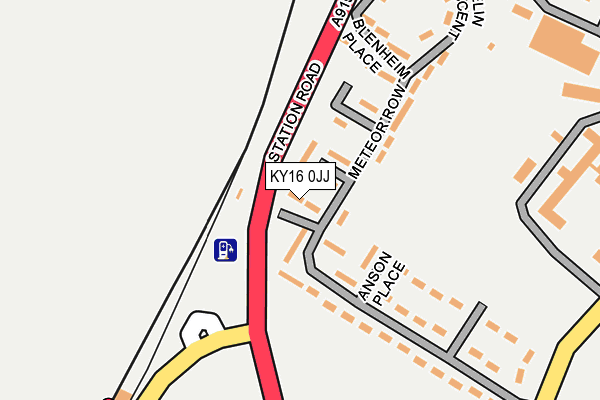 KY16 0JJ map - OS OpenMap – Local (Ordnance Survey) KY16 0JJ map - OS OpenMap – Local (Ordnance Survey)