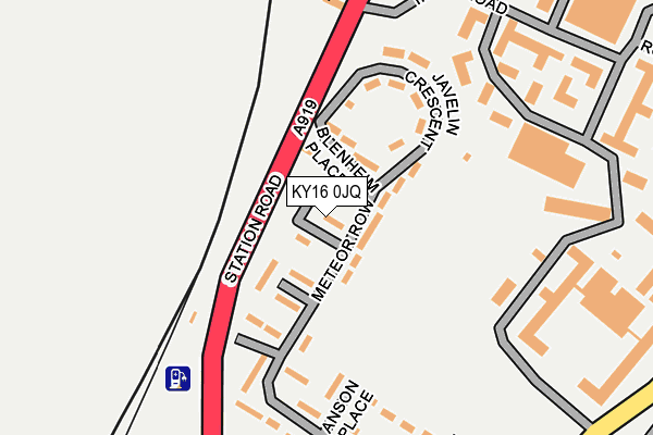 KY16 0JQ map - OS OpenMap – Local (Ordnance Survey) KY16 0JQ map - OS OpenMap – Local (Ordnance Survey)