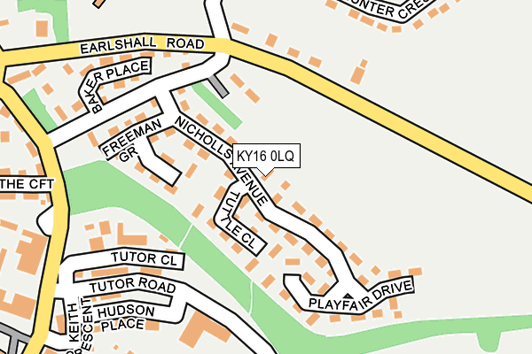 KY16 0LQ map - OS OpenMap – Local (Ordnance Survey) KY16 0LQ map - OS OpenMap – Local (Ordnance Survey)