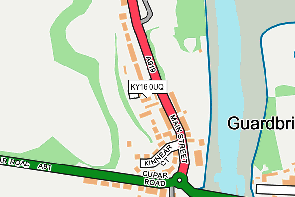 KY16 0UQ map - OS OpenMap – Local (Ordnance Survey) KY16 0UQ map - OS OpenMap – Local (Ordnance Survey)