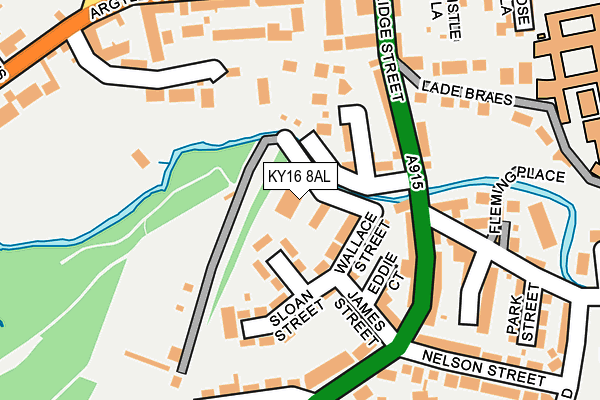 KY16 8AL map - OS OpenMap – Local (Ordnance Survey) KY16 8AL map - OS OpenMap – Local (Ordnance Survey)