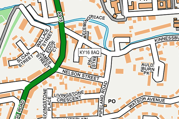 KY16 8AQ map - OS OpenMap – Local (Ordnance Survey) KY16 8AQ map - OS OpenMap – Local (Ordnance Survey)