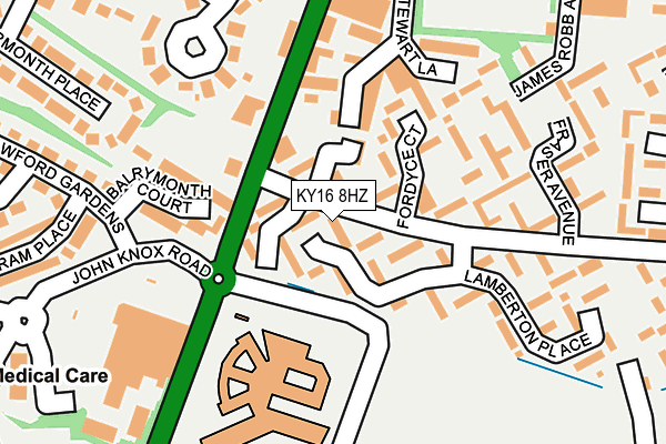 KY16 8HZ map - OS OpenMap – Local (Ordnance Survey) KY16 8HZ map - OS OpenMap – Local (Ordnance Survey)