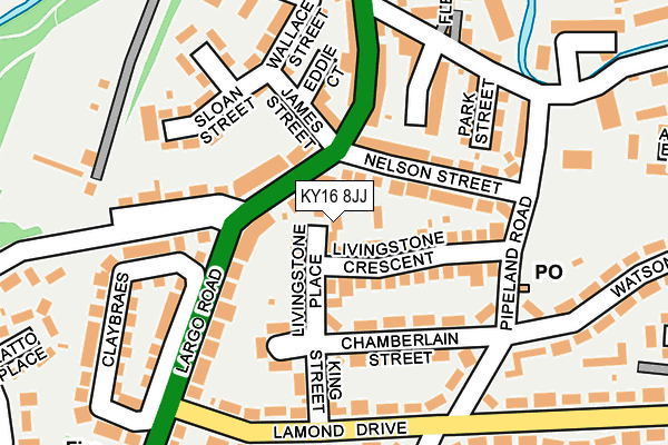 KY16 8JJ map - OS OpenMap – Local (Ordnance Survey) KY16 8JJ map - OS OpenMap – Local (Ordnance Survey)
