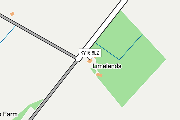 KY16 8LZ map - OS OpenMap – Local (Ordnance Survey) KY16 8LZ map - OS OpenMap – Local (Ordnance Survey)