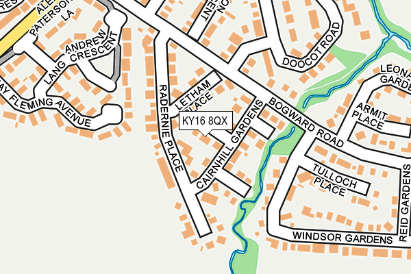 KY16 8QX map - OS OpenMap – Local (Ordnance Survey) KY16 8QX map - OS OpenMap – Local (Ordnance Survey)