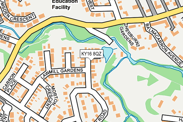KY16 8QZ map - OS OpenMap – Local (Ordnance Survey) KY16 8QZ map - OS OpenMap – Local (Ordnance Survey)