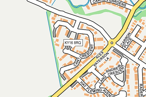 KY16 8RQ map - OS OpenMap – Local (Ordnance Survey) KY16 8RQ map - OS OpenMap – Local (Ordnance Survey)