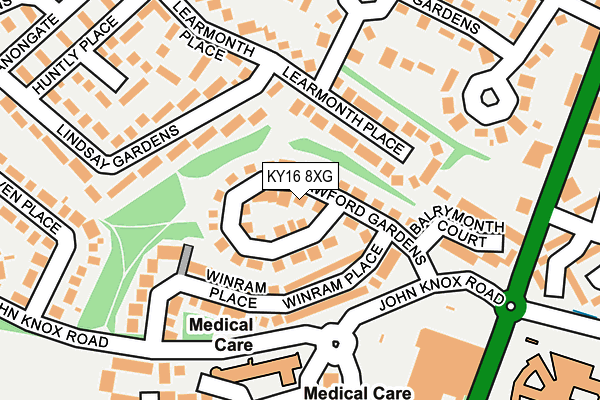 KY16 8XG map - OS OpenMap – Local (Ordnance Survey) KY16 8XG map - OS OpenMap – Local (Ordnance Survey)